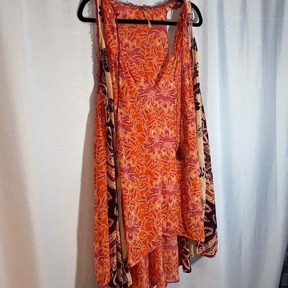 FREE PEOPLE FEEL THE HEAT PRINTED TUNIC - Picture 3 of 7